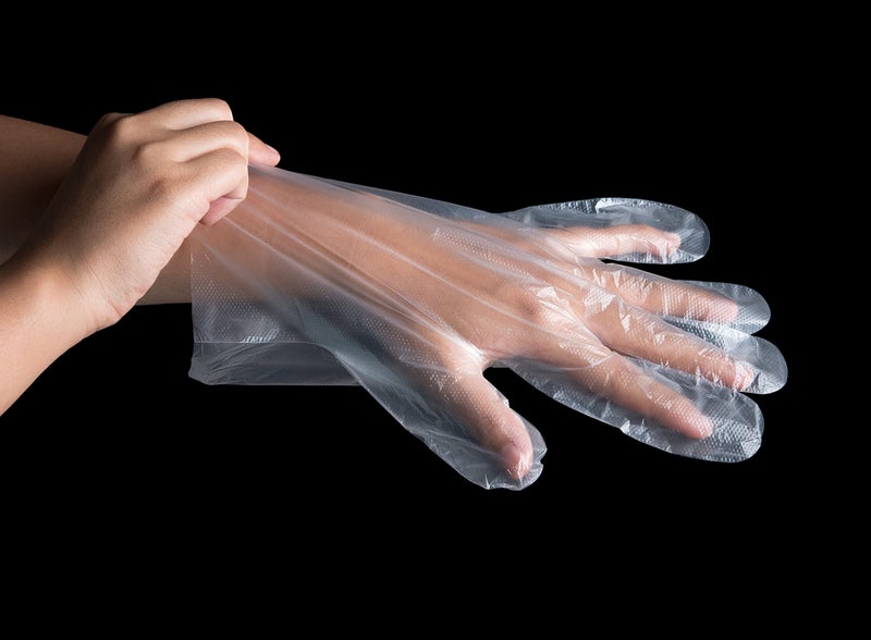 KingSeal 2000 Count Light Duty Poly Disposable Gloves, Powder-Free, Latex-Free, Food Safe, Size Large - 4 Boxes x 500 Gloves - Image 3